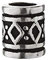 NKlaus Haarschmuck Bartperle Lockenperle FYRKAR Wikinger Style 925 Sterlingsilber Silber 6474