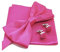 LABEL-CRAVATE Noeud-papillon rose-fuchsia, pochette-mouchoir & boutonnières couleur fushia