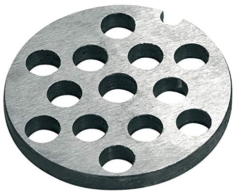 Westmark Lochscheibe für Westmark Fleischwolf 97542260/Gr. 10, ø 8 mm, Ersatzteil, Stahl, Silber, 14842250
