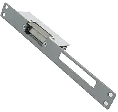 Avidsen Gâche serrure électrique à têtière longue pour porte ou portillon à encastrer avec levier de déblocage - reversible droite ou gauche