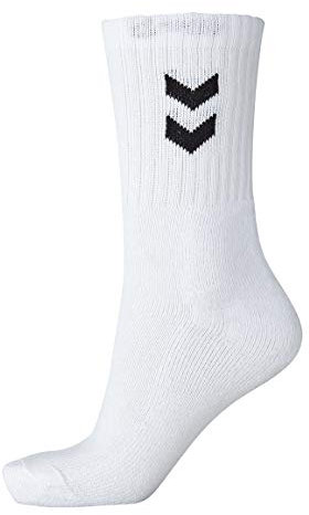 hummel Socken Basic 3er Pack Weiss, 14 (46-48) Herren