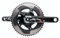 Quarq Sram Red Power Meter 50-34T BB30 Crank Set - Silver, 17.5 cm