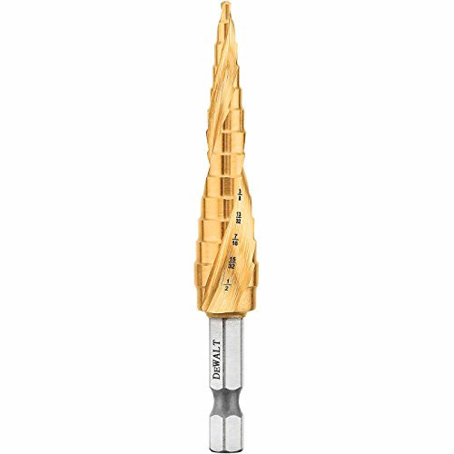 DEWALT Broca escalonada, lista para impacto, 1/8 pulgadas, 1/2 pulgadas (DWA1783IR)