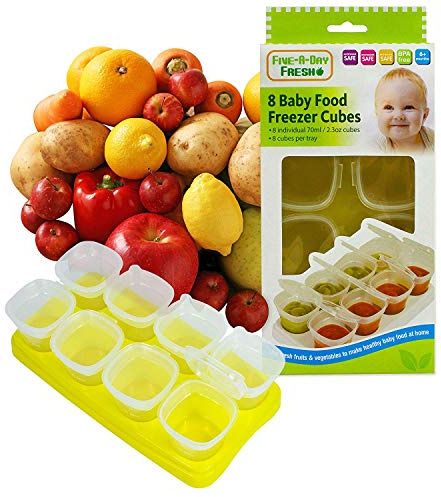 First Steps Baby Food Freezing Cubes (Transparent)