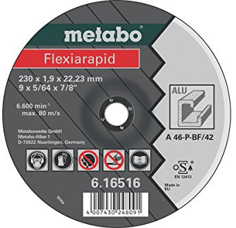 Metabo Flexiarapid, 125 x 1,0 x 22,23, alu, 616513000