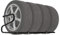 Portagomme Garage ORAZIO 1000 [Porta Ruote Fino a 225 mm] Porta Gomme Auto da Garage 100% Made in Italy Porta gomme da Parete