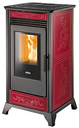 Stufa a pellet ventilata Ravelli 8.0 kW RV 80 ceramica Air