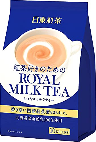 Nitto Real Milk Tea 10P 4.9oz (140G) (paquete de 4)