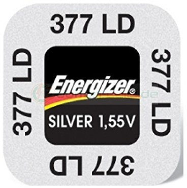 Lot de 10 Piles Energizer 377/376 SR626SW Silver Oxide