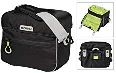 Basil Miles Lenkertasche, Black, 26 x 16 x 23 cm