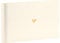 Rössler Papier - Serie Pure Love, Brilliant - Gäste-/Fotobuch Symbol Herz mit 60 Seiten, 220x230 mm