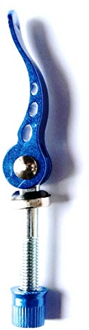 Mehr Farbe 2 St Fahrrad Schnellspanner Quick-Release Sattelklemme M8x55 mm (Blau)