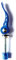 Mehr Farbe 2 St Fahrrad Schnellspanner Quick-Release Sattelklemme M8x55 mm (Blau)