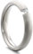 Heideman Ring Damen Paari Spannring aus Edelstahl silber farben matt oder poliert Damenring für Frauen mit Stein Zirkonia weiss im Brillantschliff Crystal Gr.63 hr7022-4-1-63