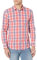 Amazon Essentials Camicia Casual in Popeline a Maniche Lunghe vestibilità Regular Uomo, Rosso Slavato A Quadri, XS