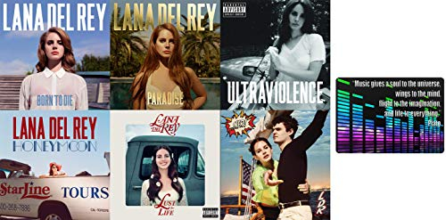 Lana Del Rey: Complete 6 CD Album Collection ( Born to Die / Ultraviolence / Lust for Life / and More ) with Bonus Art Card