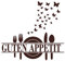 WandSticker4U®- Wandtattoo Küche Sprüche GUTEN APPETIT + 27x SCHMETTERLINGE in Braun I Wandbilder: 57x54 cm I Wand Deko Schriftzug Wohnzimmer Esszimmer Aufkleber Wandsticker Zitate