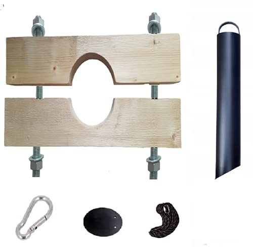 Capability Pinza in legno da 160 mm e lunscher da 108 mm, per tubi KG DN 160, per fontane, verricello a mano, per il giardino o la fontana, pompa da giardino