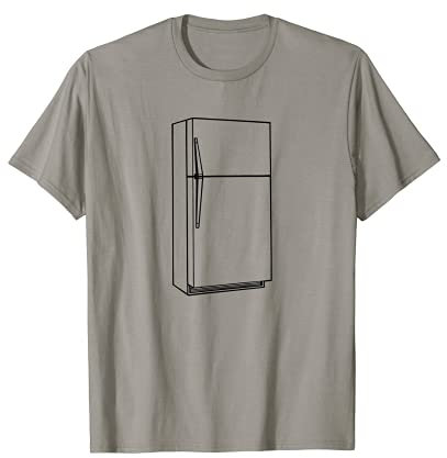 Retro Refrigerator Print T-Shirt