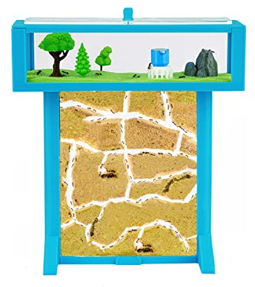 AntHouse - 3D Ameisenfarm aus Sand | Blau T Kit 15x15x1,5 cm | Inklusive Ameisen