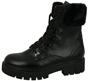 Tom Tailor Damen 4296811 Stiefelette, Black, 39 EU