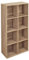 URBNLIVING Estante de almacenamiento de 2, 4, 8 cubos, estantería de estantería de madera (8 cubos, roble)