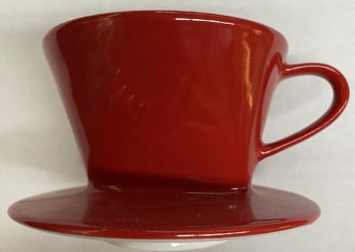 Friesland Porzellan Melitta Kaffeefilter Rot gespritzt Größe 1