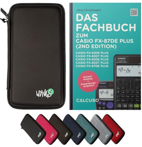 CALCUSO Zubehör Standardpaket Schwarz kompatibel für Taschenrechner Casio FX-87DE Plus 2