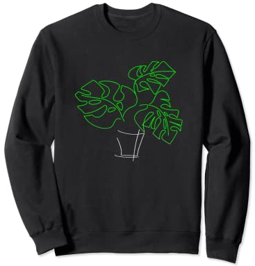 Monstera Hemd Pflanzenhemd Geschenk für Pflanzenliebhaber Sweatshirt