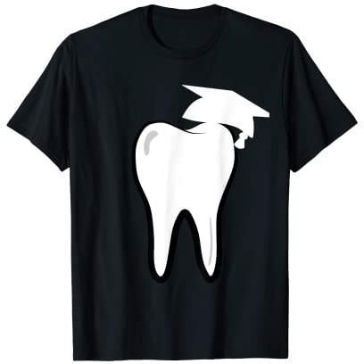 Dental School Graduation Cap Graduate Zahnarzt DDS RDH Zahn T-Shirt