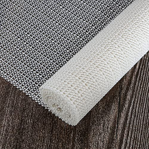 wohomuke Antirutschmatte Antirutschunterlage Rutschschutz Zuschneidbar Universal für Teppiche (Weiß,40x120cm)