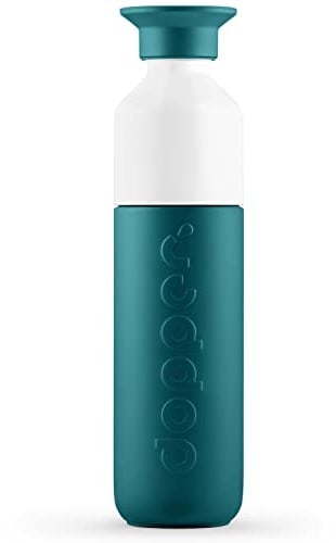 Dopper Insulated 350ml Green Lagoon - La bouteille isotherme 12h de boisson chaude, 24h de boisson froide - La gourde réutilisable acier inoxyable d'eau, thé, café
