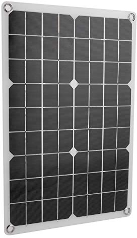 50W Panneau Solaire Pliant Cellule Monocristalline Double Chargeur USB pour Voiture RV Yacht Panneau de Extérieur Panneaux Solaires Pratique à Utiliser.IP65 étanche Rep