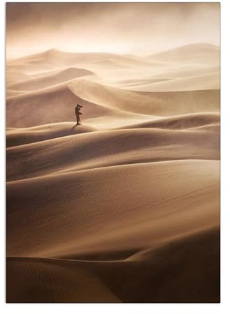 Displate - Poster aus Metall - Magnet-Montage - World Class Photos - Landscapes - Dune 45 cm x 32 cm