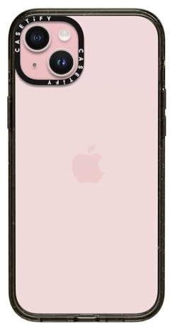 CASETiFY Schutzhülle für iPhone 15 Plus, stoßfest, Schwarz | Slim Fit | 2,5 m | 4-facher Fallschutz in Militärqualität | Schwarz
