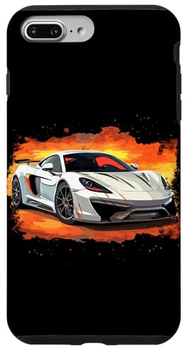 iPhone 7 Plus/8 Plus Supercar Sports Car Exotic Concept Art Poster Style Boys Men Case