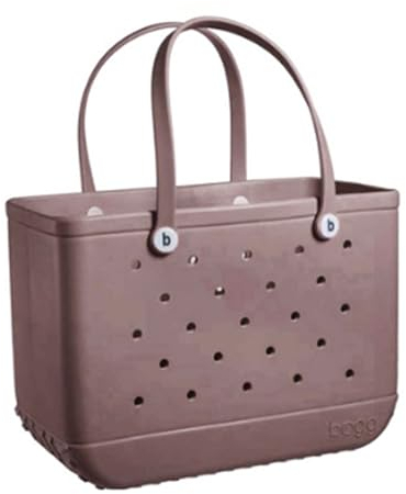 ASIAD Gummi-Einkaufstasche, Strandtasche, Wasserdicht, Sanddicht, Outdoor-Reisetaschen, Silikon-Handtasche Für Strand, Markt, 38 * 13 * 32cm,8