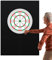 Generisch Dartboard-Rückwand-Wandschutz, Dartboard-Wandschutz - 27x40 Zoll Dartscheiben-Rückseite,Erweiterter Dart-Wa-ndschutz, Große Dartscheiben-Rückseite, Stabile Wandschützer