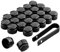 AUTOUTLET 24PCS Radmutternkappen 17 mm, Radschrauben Radmuttern Radschraubenkappen rund, Universal Kunstsoff Radmutternkappen mit Entfernungswerkzeug