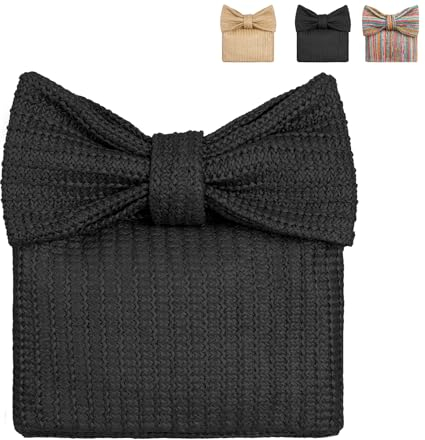 Auliuse Straw Clutch Purse for Women Straw Bow Clutch,Womens Woven Handbag Summer Beach Bag,Beach Shoulder Tote Handbag Straw Shoulder Handbag for Women Girls Wedding Dinner Party Holiday,Black