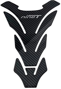MPODYTSF Aufkleber für Motorrad Motorrad Fuel Tank Pad Cover Protector Aufkleber Aufkleber Für BMW R NINE T NINET(Titanium)