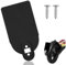 Kennzeichenhalter für E-Scooter Kompatibel mit M365 M365 Pro2, Stabiler Nummernschildhalter mit Schrauben – Scooter Zubehör aus Langlebigem Acrylmaterial (Schwarz)