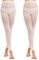MANZI Ballettstrumpfhose Tanzstrumpfhosen für Mädchen Kinder Strumpfhose ohne Fuß Mädchen Leggings Semitransparent 40 Denier Gr.109-119 4-6 Jahre Ballett Rosa S