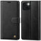 CASBST Handyhülle für iPhone 13 Hülle,Hochwertig Lederhülle Schutzhülle Klappbar mit Kartenfach Standfunktion Magnet für iPhone 13 Klapphülle Handytasche Flip Case für iPhone 13 Hülle Schwarz