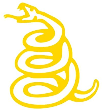 31808 13,5 x 15,2 cm Vinyl-Aufkleber „Don't Tread on Me“ fürs Auto, wasserfest, Auto-Dekoration (4)