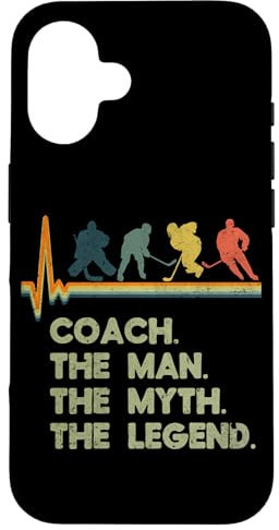 Hülle für iPhone 16 Coach Der Mann Der Mythos Die Legende Hockey