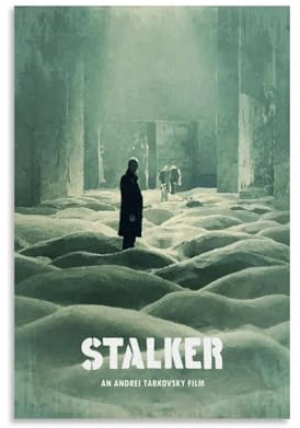 LaFegoude Stalker Movie Poster Dekorative Malerei Leinwand Wandkunst Wohnzimmer Poster Schlafzimmer Malerei,Wandkunst Bilddruck Moderne Familienzimmer Dekor 12x18inch(30x45cm)