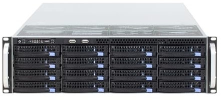 DUOCAI 19 Pulgadas 16bay 3U 650MM 16HDD Hot Server Caja de la computadora Hotswap Rack Almacenamiento chasis Soporte máximo 12 * 13 Pulgadas E-ATX Placa Base(12GB Expander BP)
