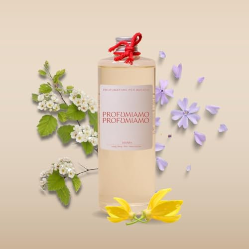 Profumiamo Profumiamo Profumo per Bucato 100 ml. - Profuma Bucato per Lavatrice e Asciugatrice (MANIA)