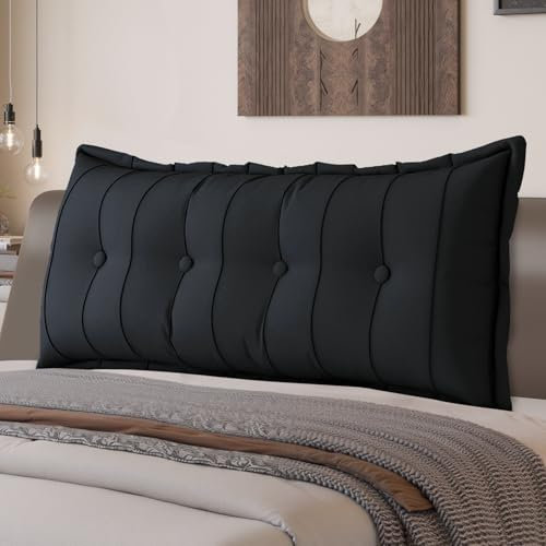 LELEFIDO Rückenkissen, Lesekissen für Bett und Sofa, Bequeme bettkopfteil, Keilkissen, Wandkissen, Sitzkissen, Großes Rückenkissen mit waschbarem Bezug - perfekt zum Anlehnen im Bett